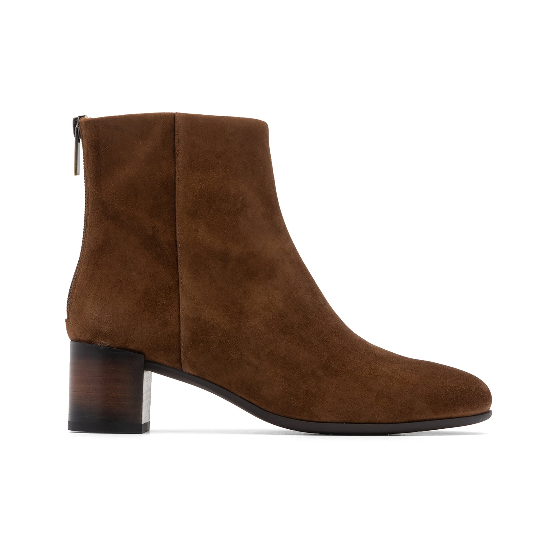 ABEO Footwear Plaza Back Zip Caramel