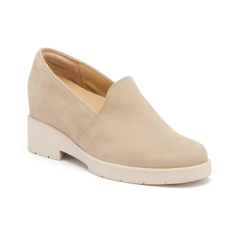 ABEO Footwear Horizon Slip On Beige Nubuck