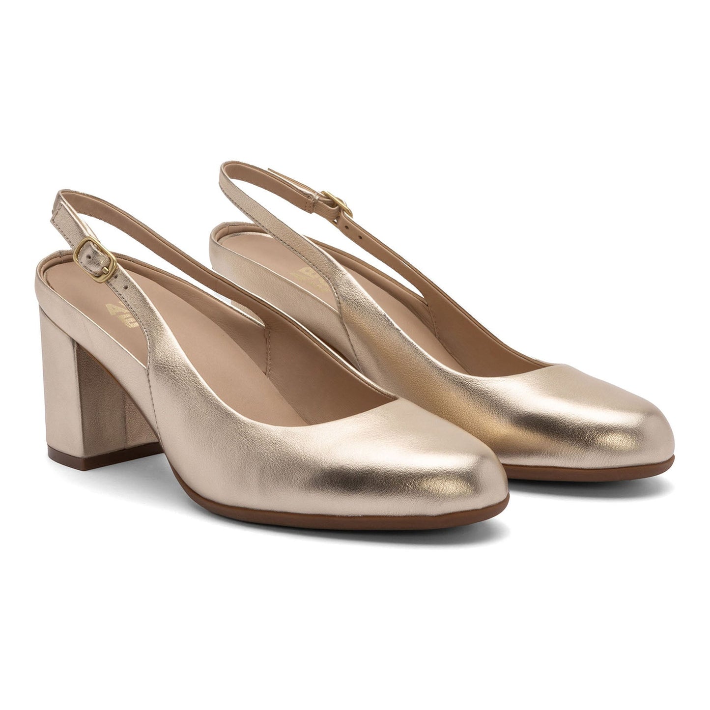 ABEO Footwear Tempo Slingback Light Gold