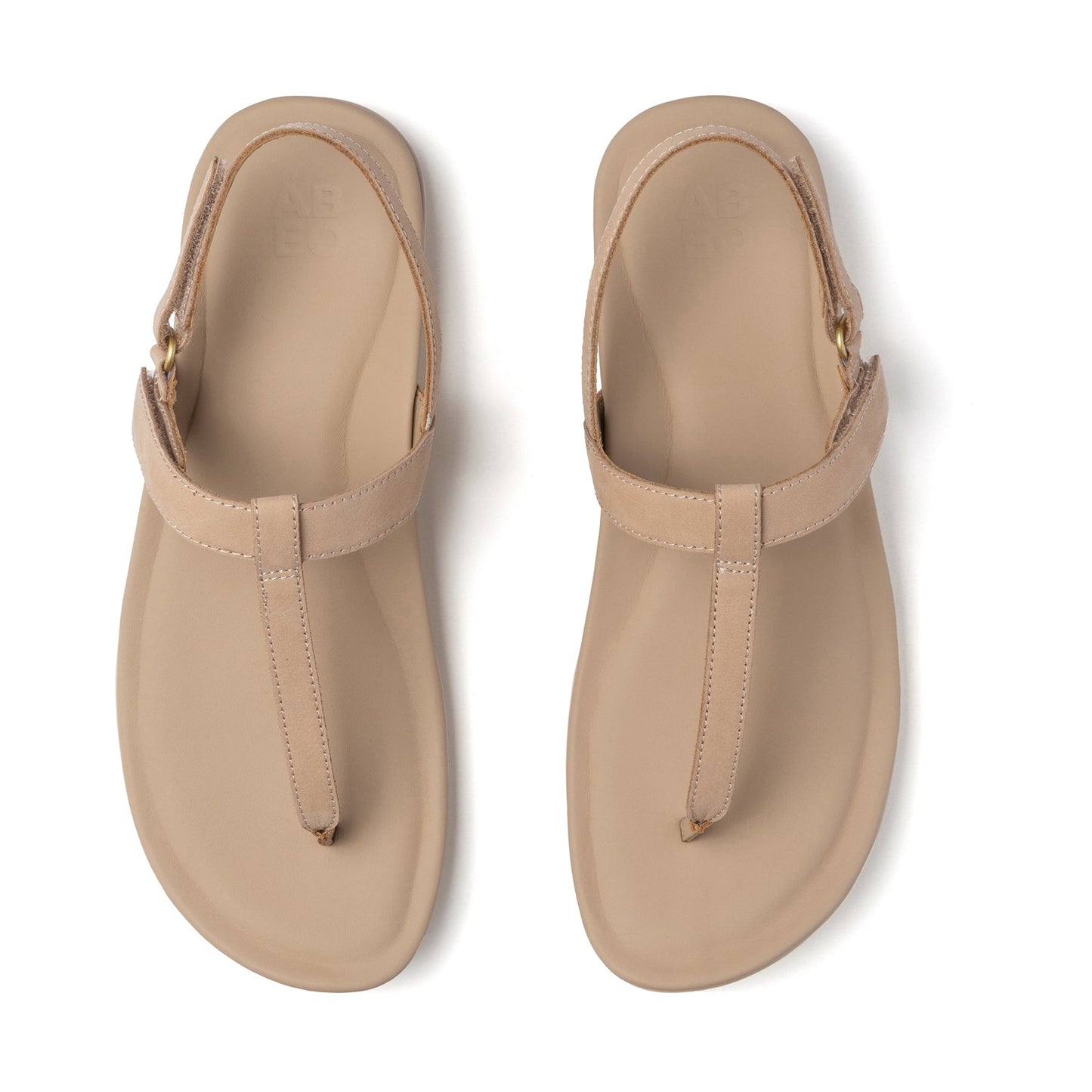 ABEO Footwear Oasis T Strap Sand
