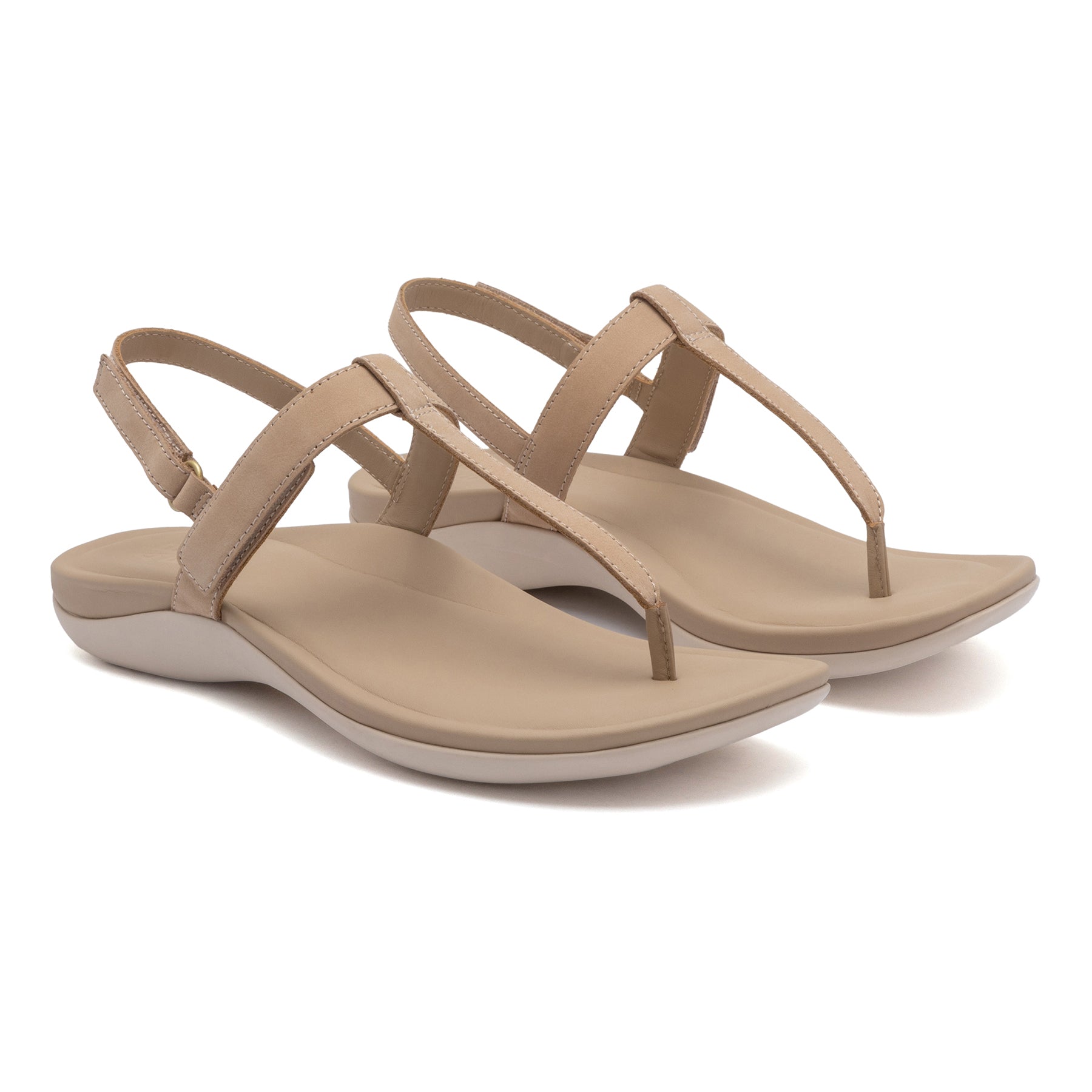 ABEO Footwear Oasis T Strap Sand