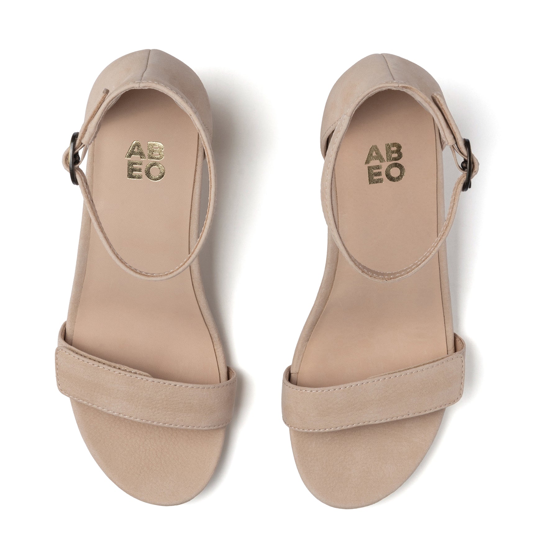 ABEO Footwear Tempo Strap Cuban Sand Nubuck