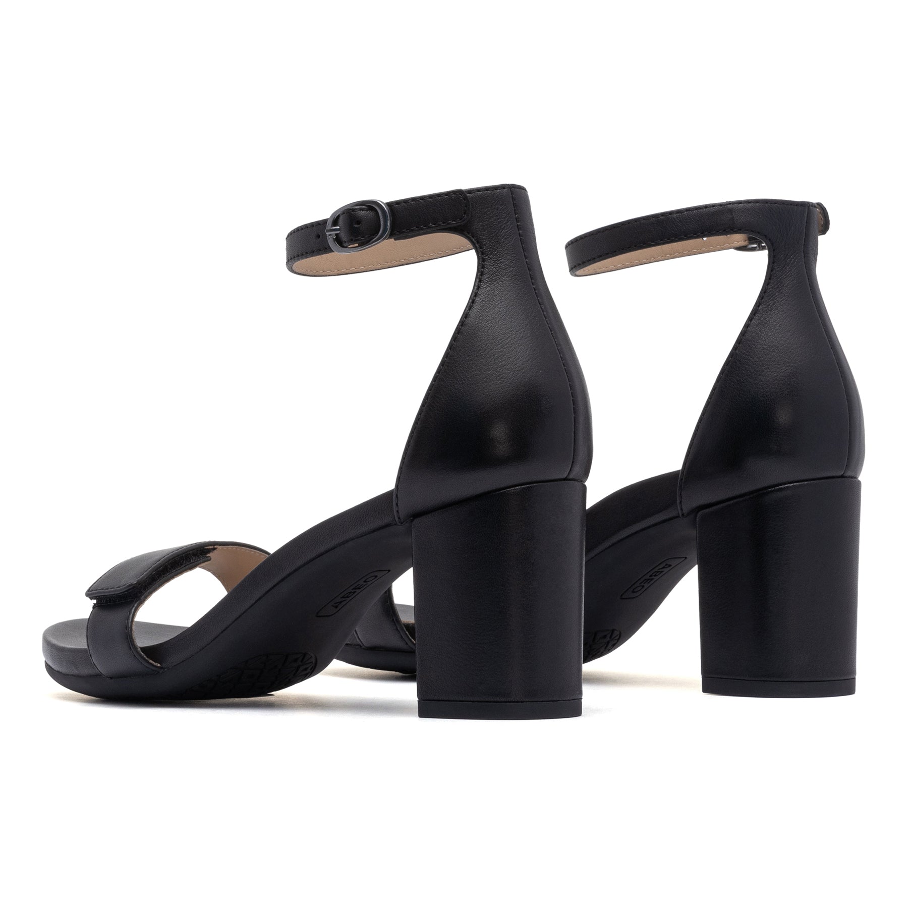 ABEO Footwear Tempo Strap Black Leather