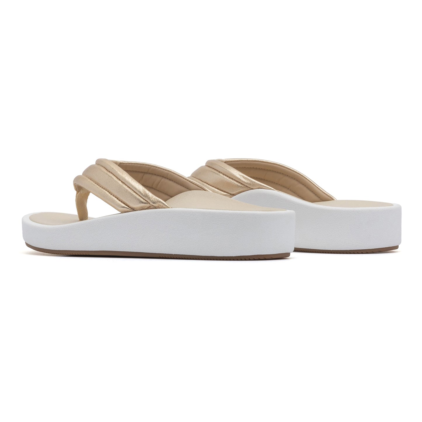 ABEO Footwear Paseo Thong Sandal Light Gold