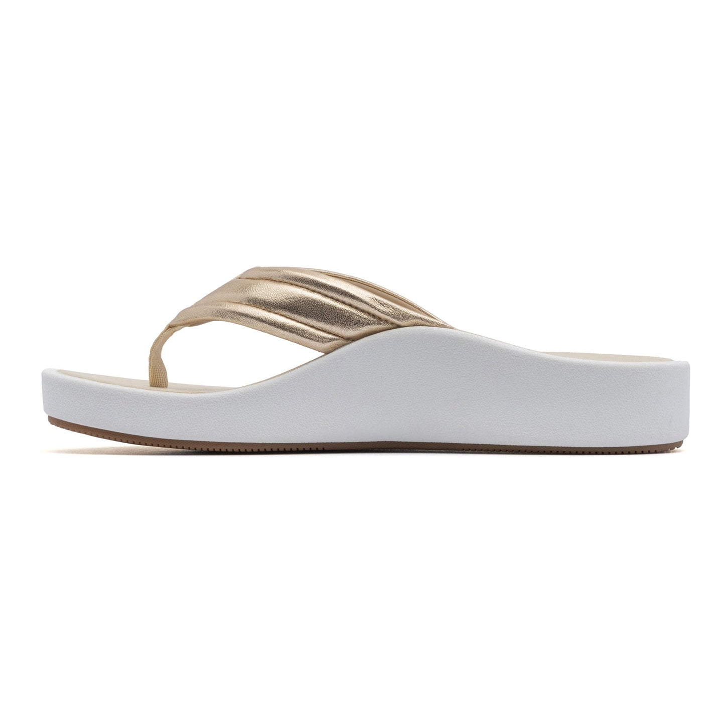 ABEO Footwear Paseo Thong Sandal Light Gold