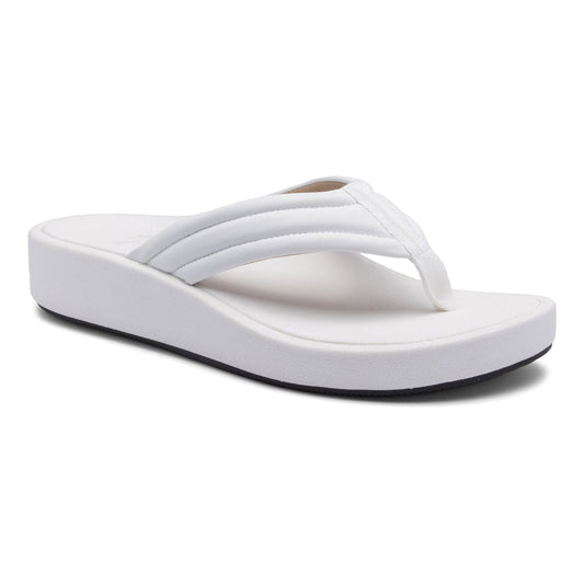 ABEO Footwear Paseo Thong Sandal White