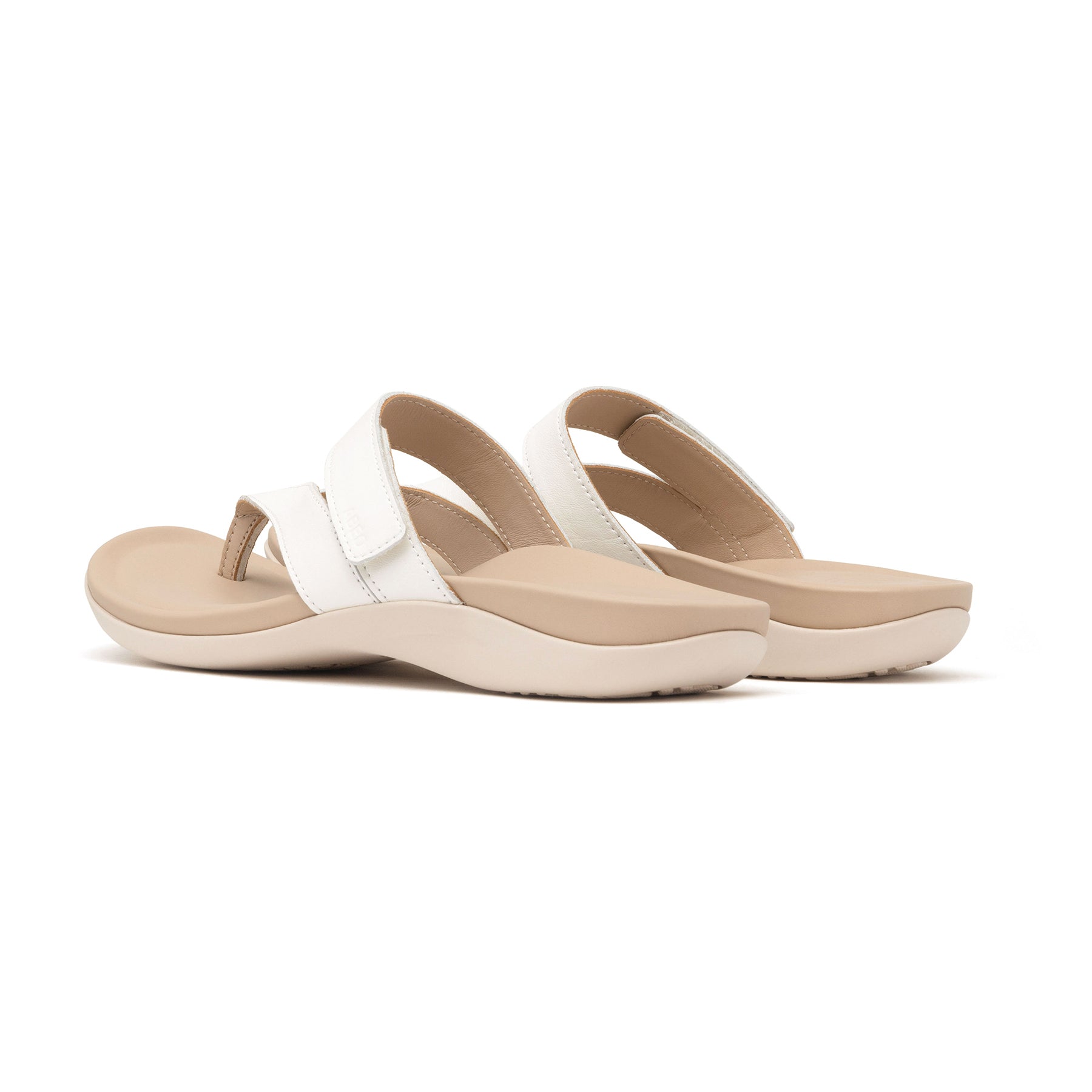 ABEO Footwear Oasis Thong Sandal Metatarsal White