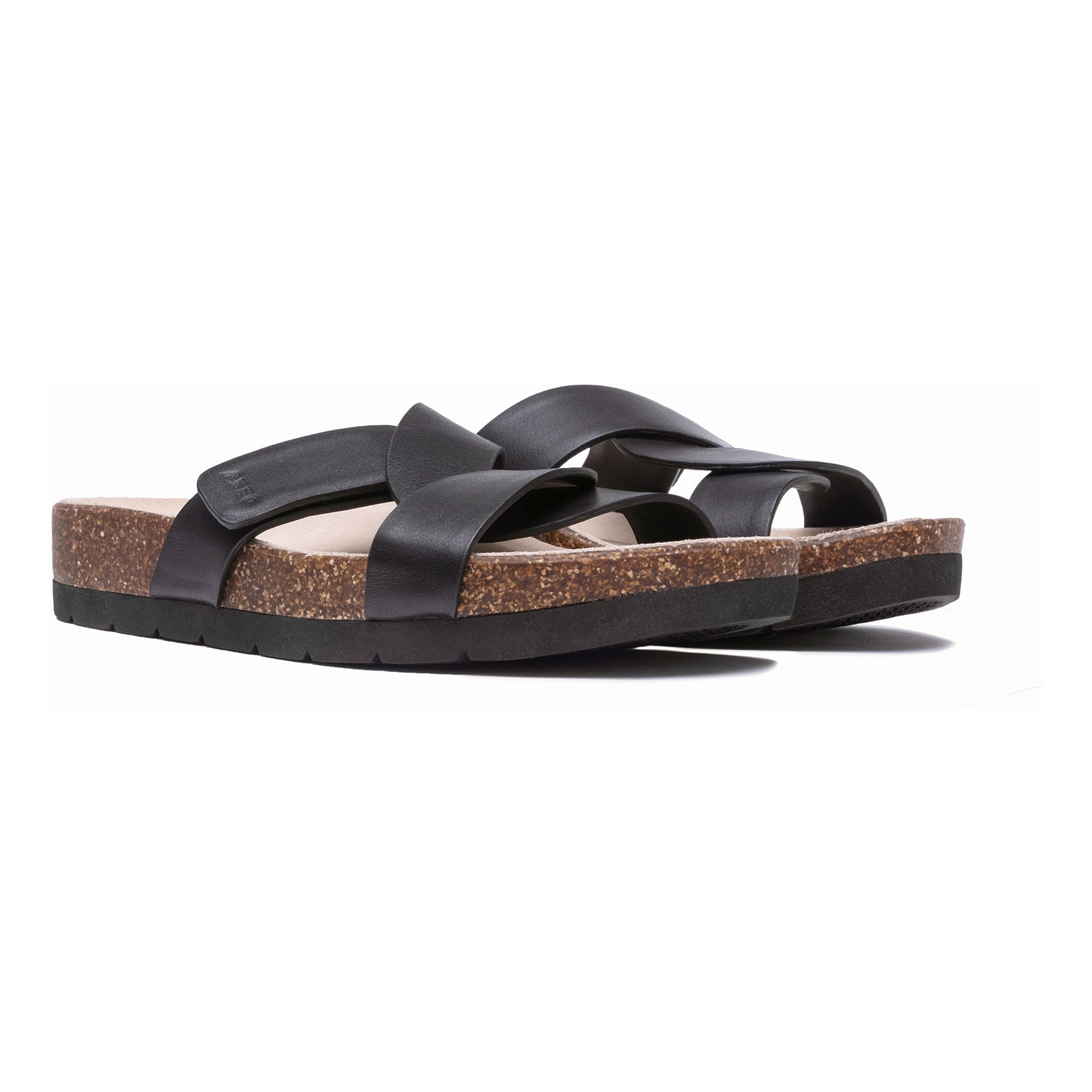 ABEO Footwear Lanai Slide Metatarsal Black Nubuck