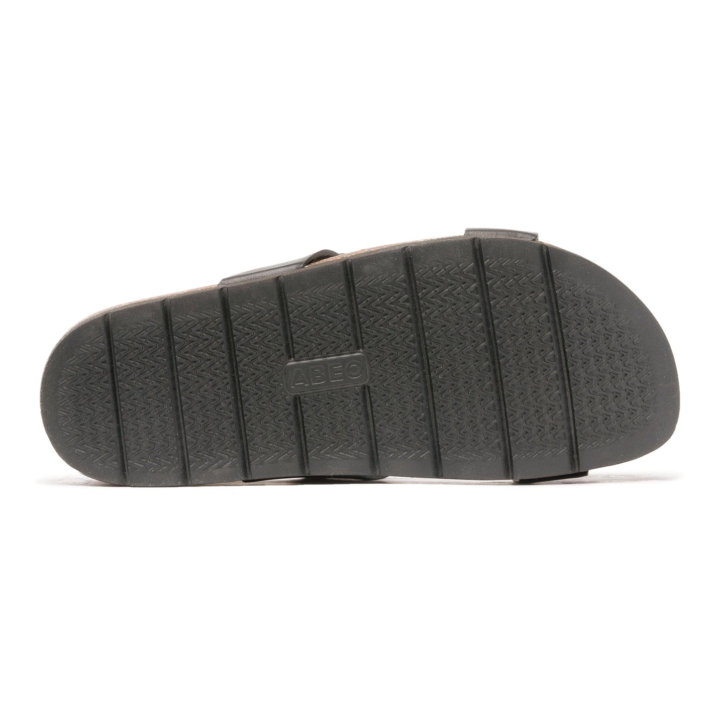 ABEO Footwear Lanai Slide Metatarsal Black Nubuck