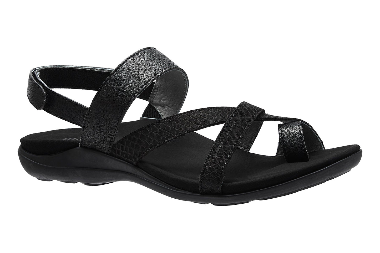 ABEO Footwear Barnett Metatarsal Black Embossed Reptile