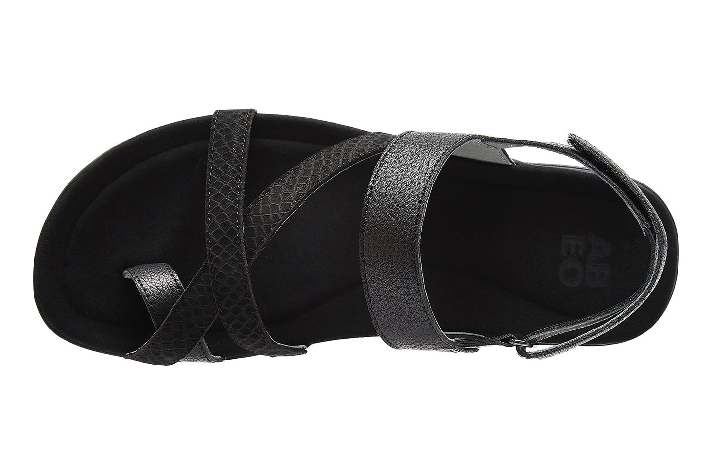 ABEO Footwear Barnett Metatarsal Black Embossed Reptile