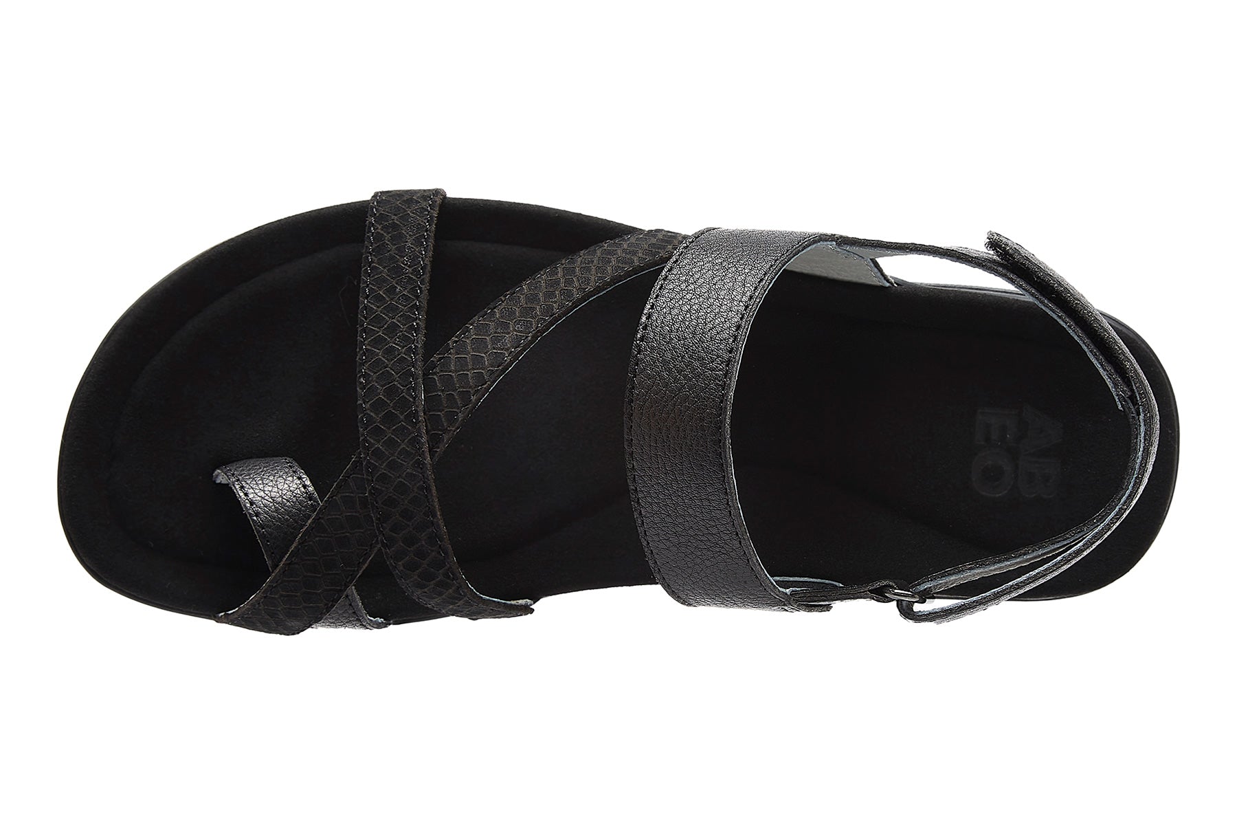 ABEO Footwear Barnett Metatarsal Black Embossed Reptile