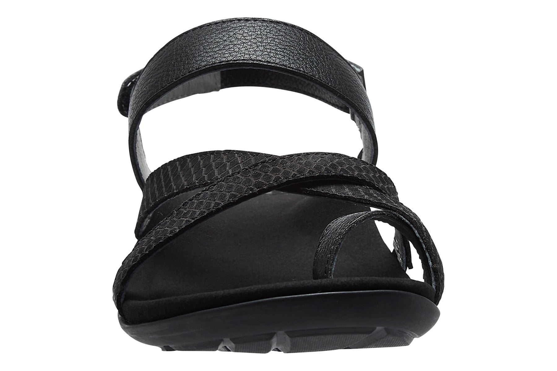 ABEO Footwear Barnett Metatarsal Black Embossed Reptile