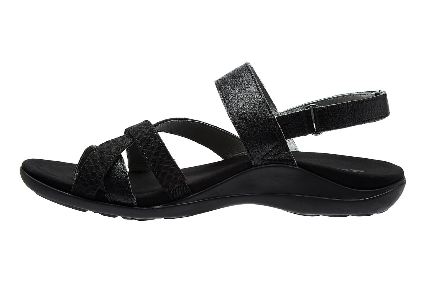 ABEO Footwear Barnett Metatarsal Black Embossed Reptile