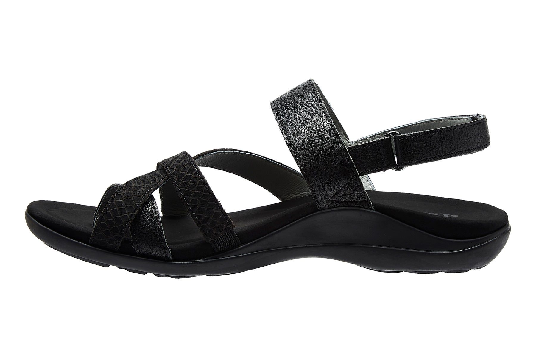 ABEO Footwear Barnett Metatarsal Black Embossed Reptile