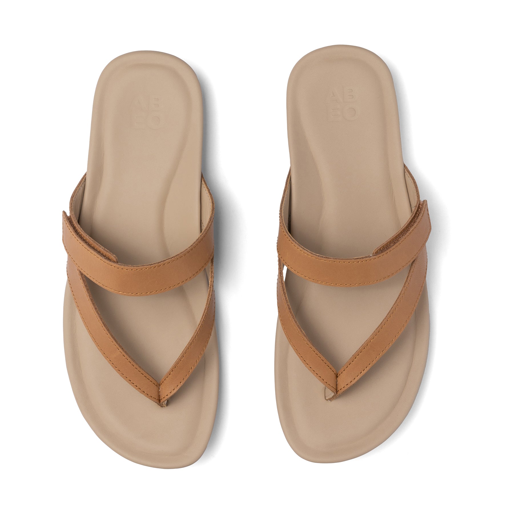 ABEO Footwear Oasis Thong Sandal Almond