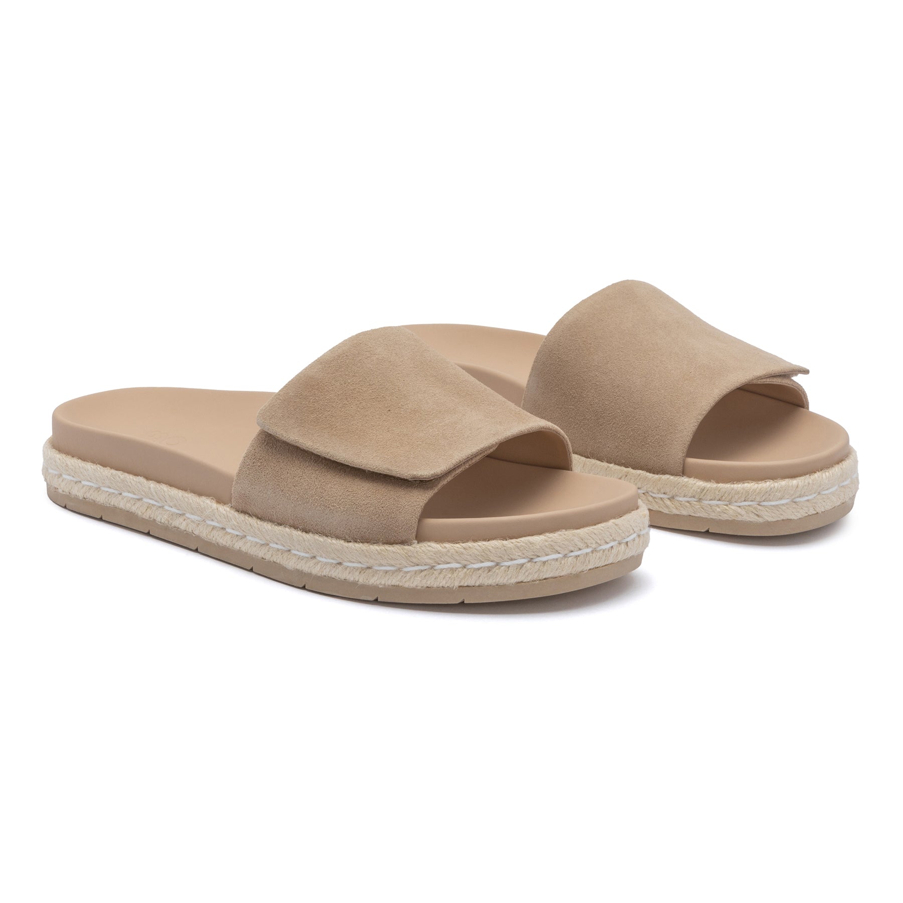 ABEO Footwear Isle Slide Cuban Sand Suede
