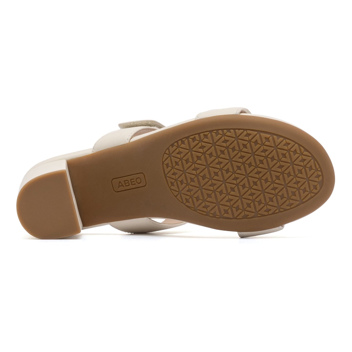 ABEO Footwear Tempo Slide Off White Leather