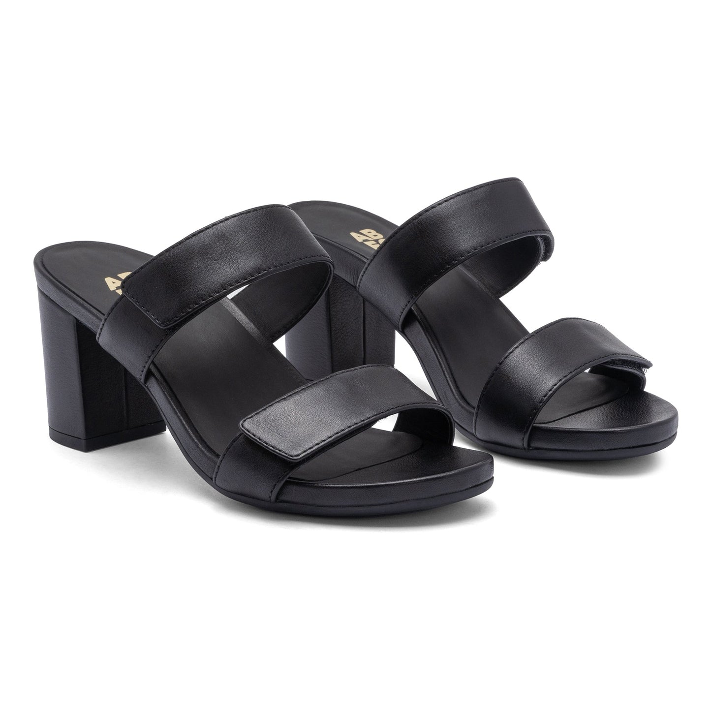 ABEO Footwear Tempo Slide Black Leather