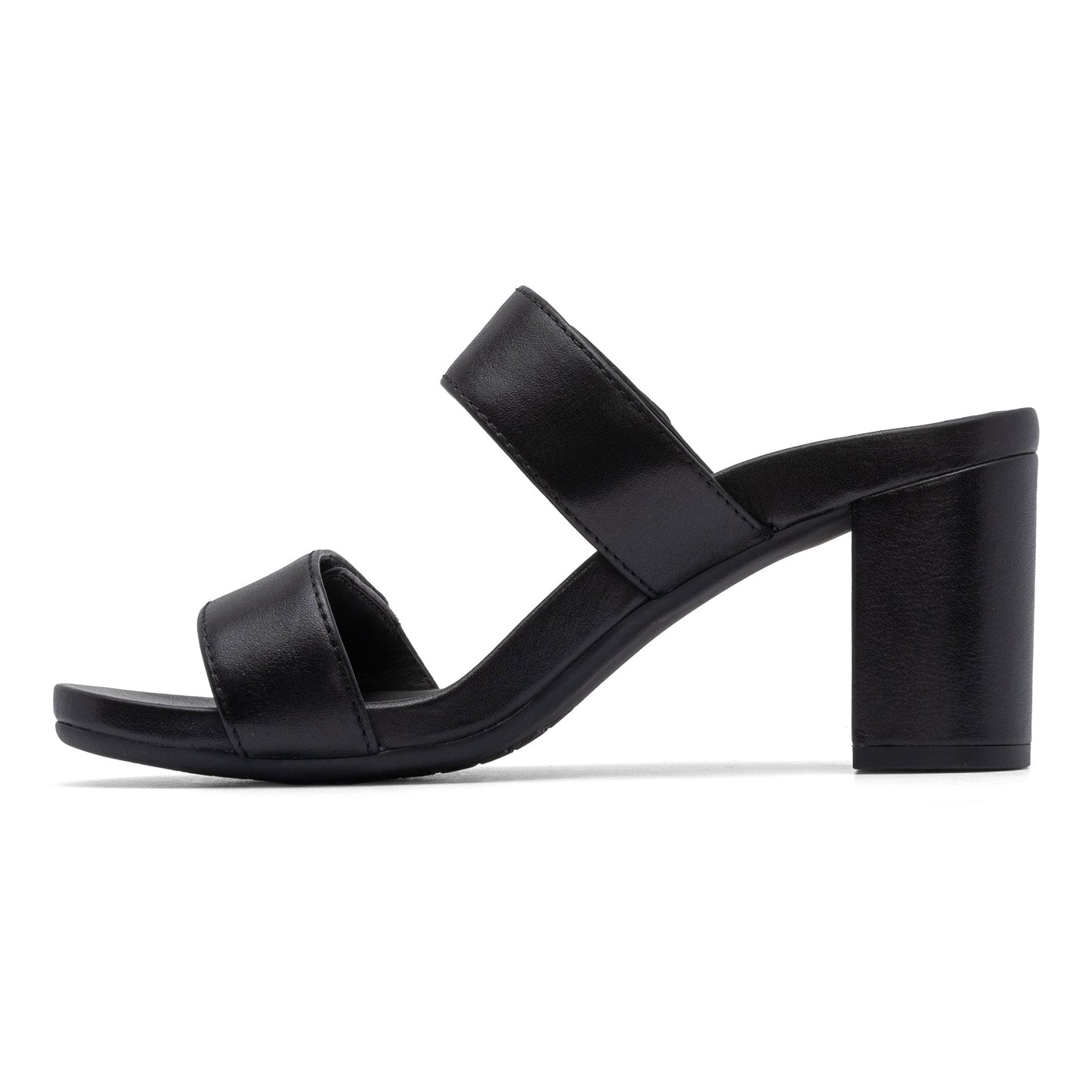 ABEO Footwear Tempo Slide Black Leather