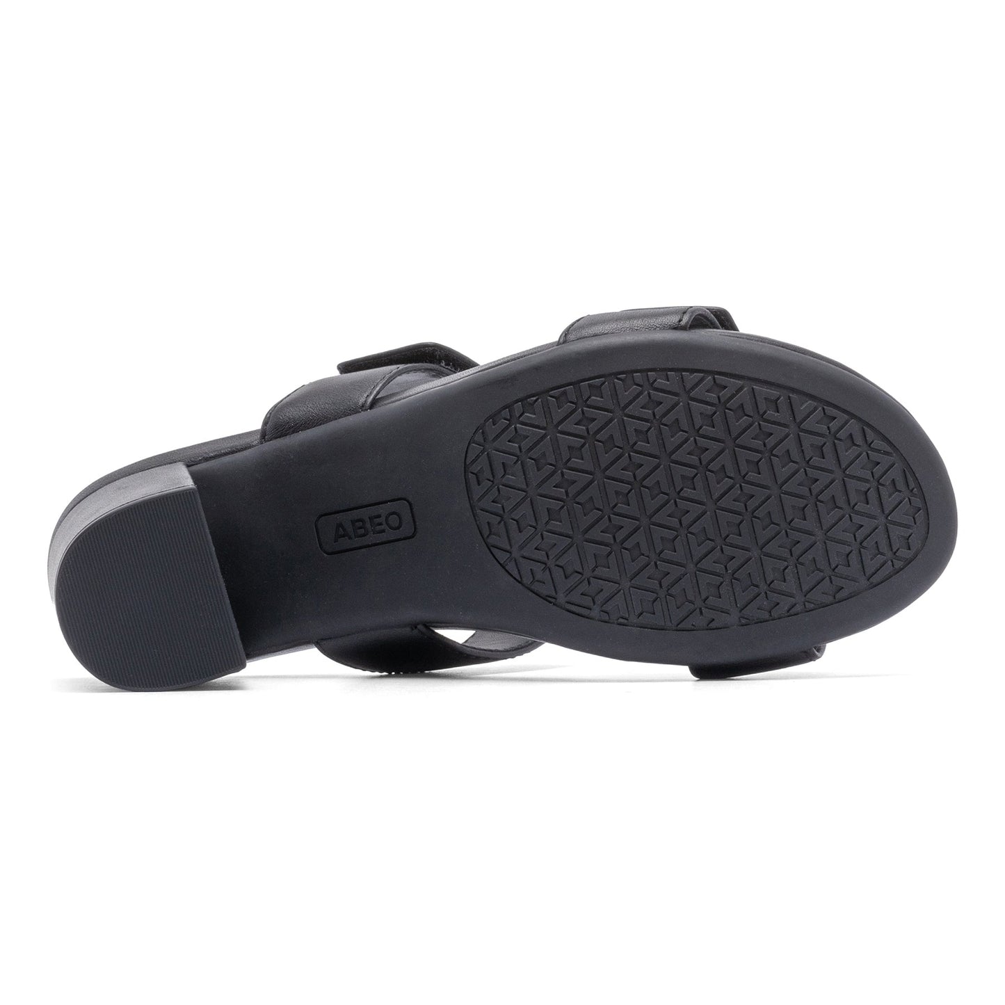 ABEO Footwear Tempo Slide Black Leather