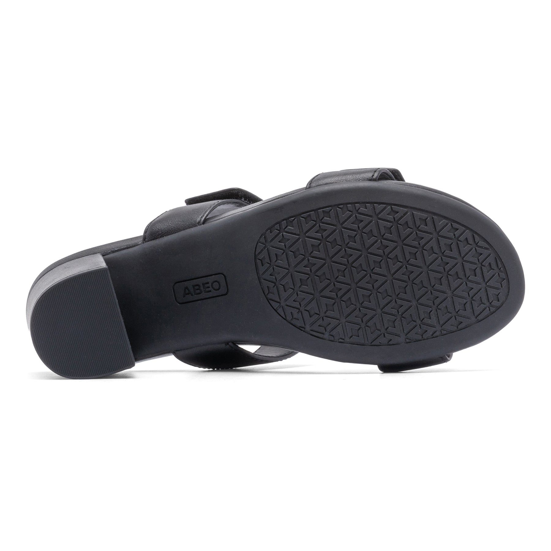 ABEO Footwear Tempo Slide Black Leather