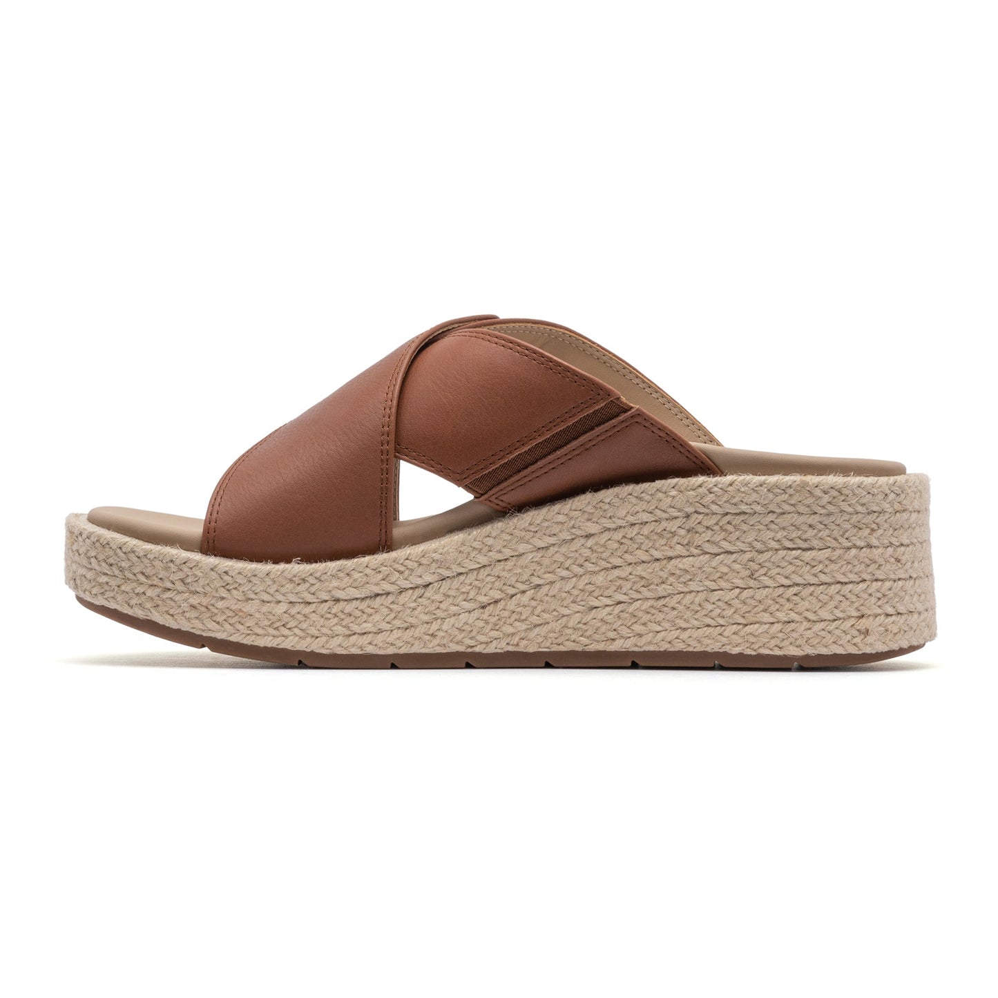 ABEO Footwear Solstice Cross Slide Dark Tan