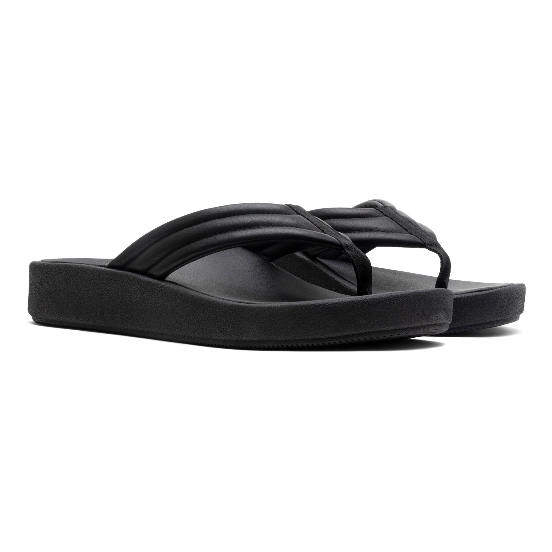 ABEO Footwear Paseo Thong Sandal Black