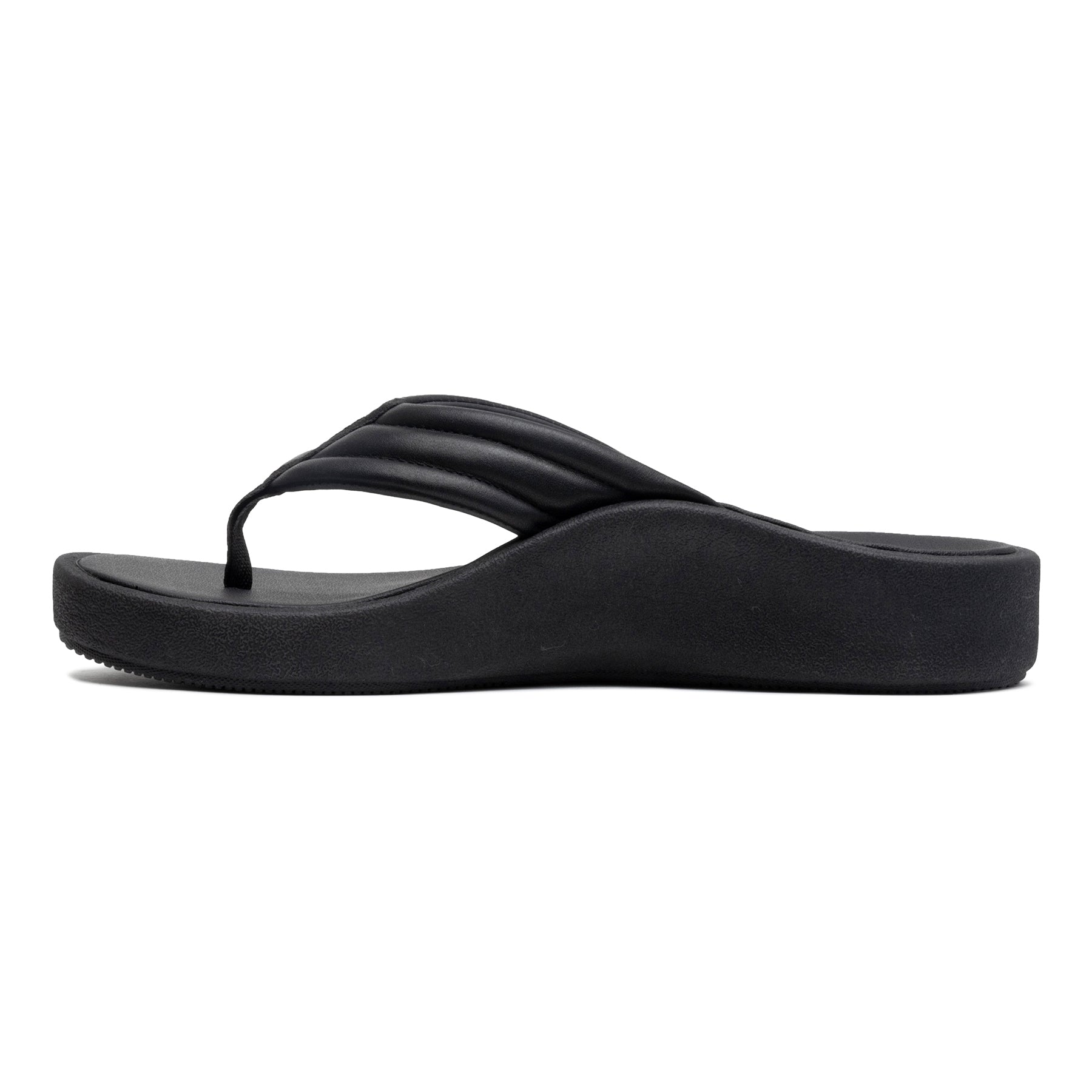 ABEO Footwear Paseo Thong Sandal Black