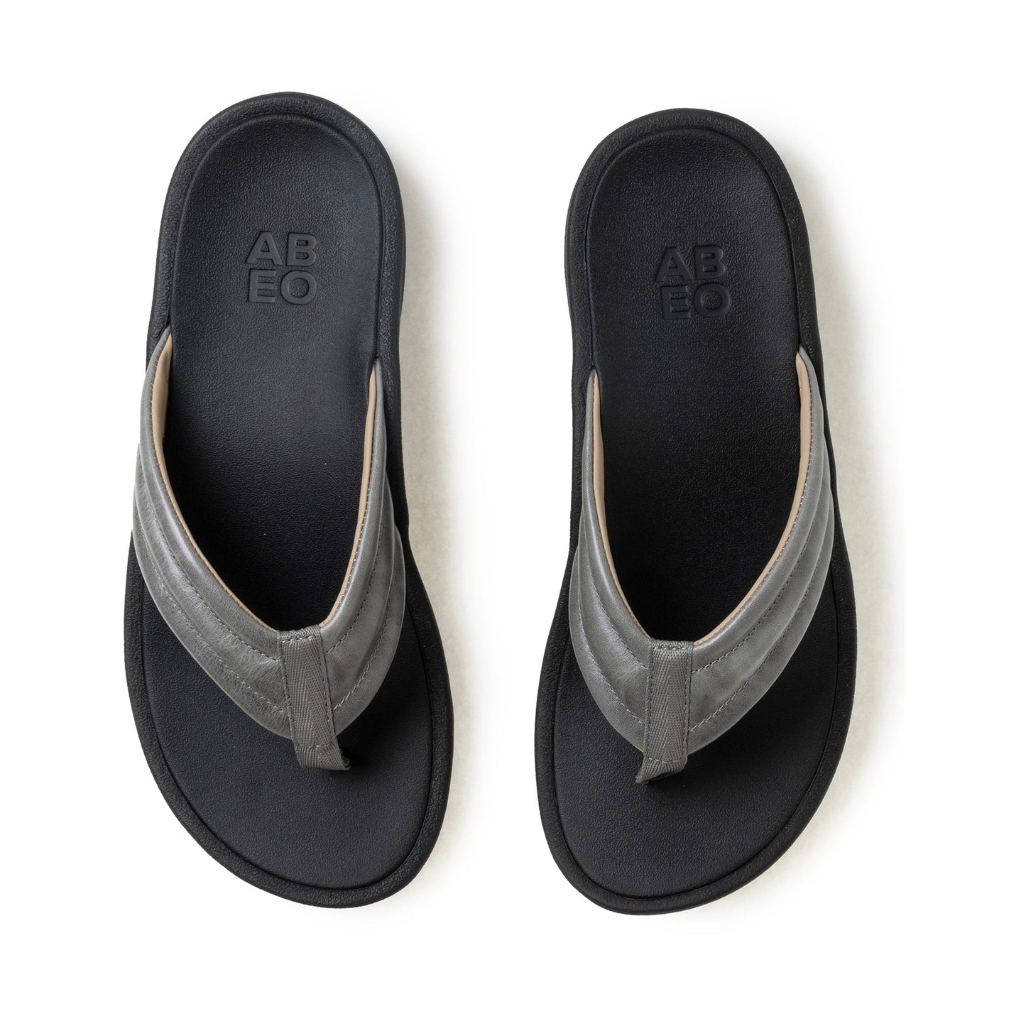 ABEO Footwear Paseo Thong Sandal Silver