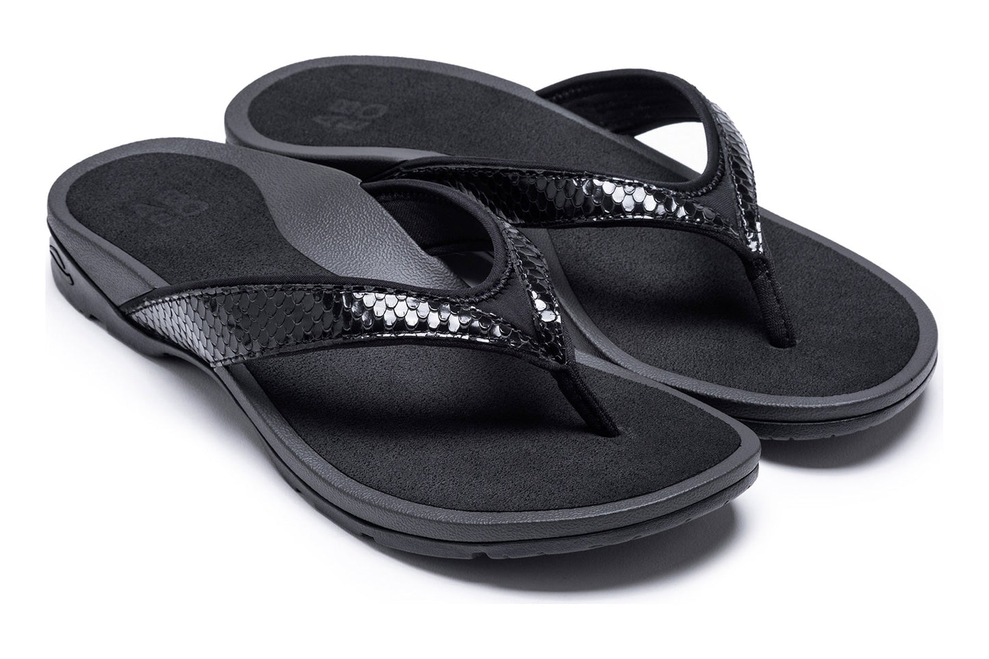 ABEO Footwear Alea Black Metallic